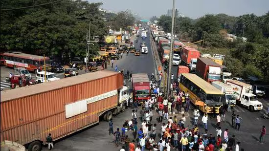 Nationwide Protests Escalate as Truckers Strike Against New Traffic Law